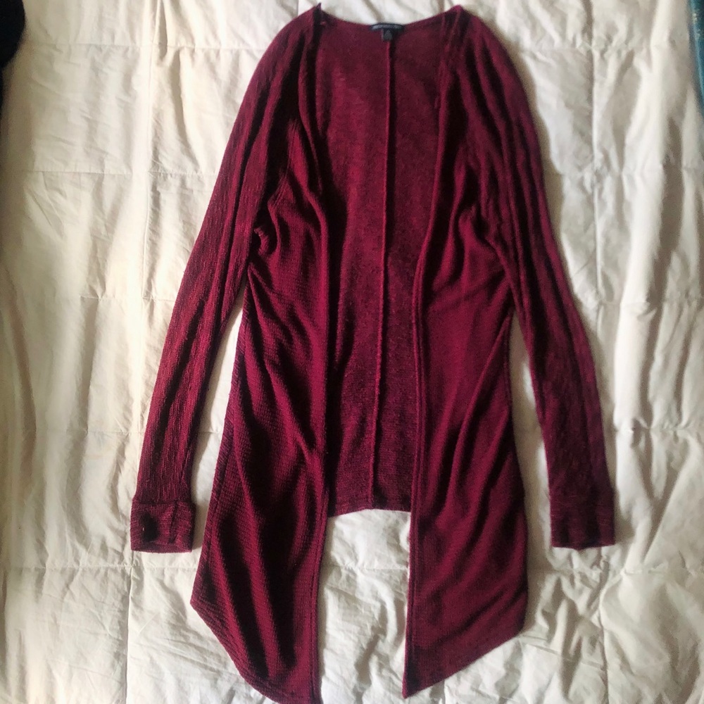 Maroon American Eagle Cardigan